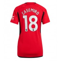 Manchester United Casemiro #18 Fotballklær Hjemmedrakt Dame 2023-24 Kortermet